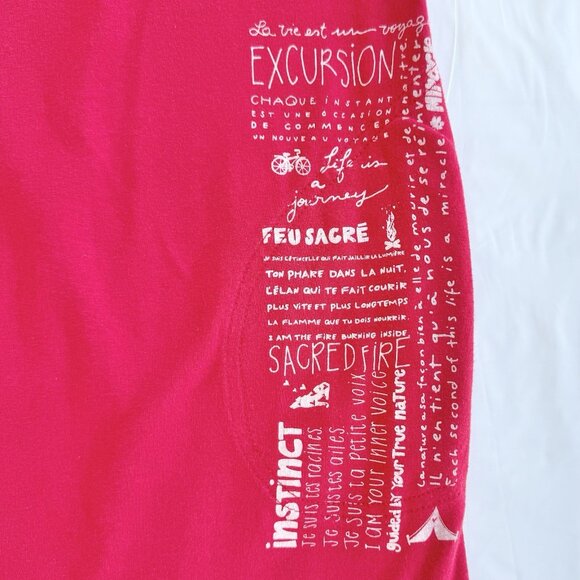 Message Factory Women Red Tunic Long Sleeves Size Medium - Picture 4 of 15